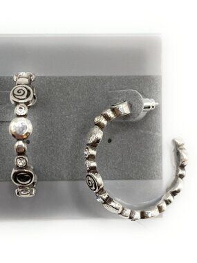 Brighton Crystal Hoop Earrings - 1543